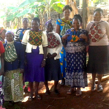 SAG Kit Distribution image showing Bonde Women girls receiving 40 kits in Kisumu, Kenya on Oct 31, 2017