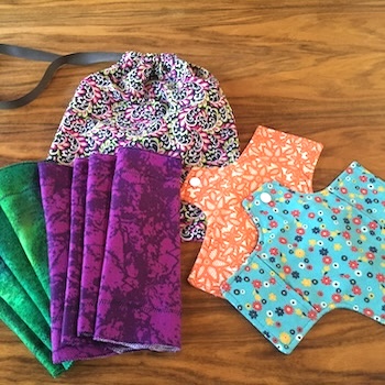 SAG Kit Distribution image showing Battered Women Shelter girls receiving 25 kits in San Francisco, USA on Jul 18, 2018