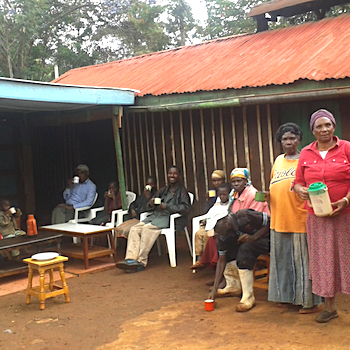 SAG Kit Distribution image showing Kirichu Women girls receiving 15 kits in Kirichu, Kenya on Jul 2, 2019