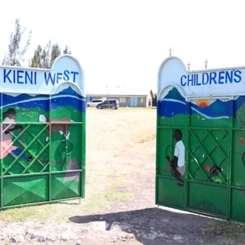 SAG Kit Distribution image showing Childrens Home girls receiving 43 kits in Goa Kieni West, Kenya on Sep 17, 2020