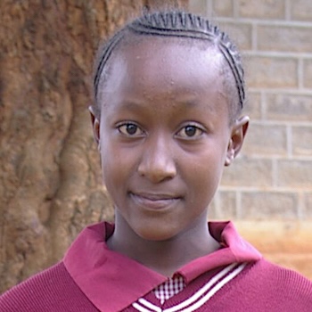 SAG Kit Distribution image showing Irindi Primary School girls receiving 106 kits in Othaya, Kenya on May 25, 2022