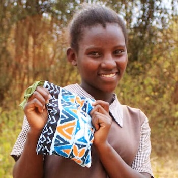 SAG Kit Distribution image showing Marurumo Primary School girls receiving 125 kits in Marurumo, Kenya on Aug 23, 2022