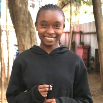 SAG Kit Distribution image showing Nanyuki Primary School girls receiving 362 kits in Nanyuki, Kenya on Oct 21, 2022