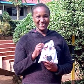 SAG Kit Distribution image showing Karatina Special School girls receiving 120 kits in Karatina, Kenya on Jul 22, 2023