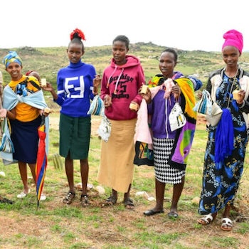 SAG Kit Distribution image showing Young Mothers girls receiving 40 kits in Doldol, Kenya on Nov 3, 2023