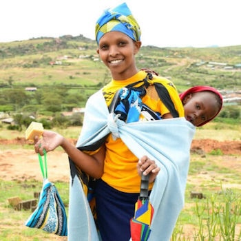 SAG Kit Distribution image showing Young Mothers girls receiving 40 kits in Doldol, Kenya on Nov 3, 2023