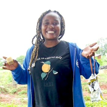 SAG Kit Distribution image showing Four Area Schools girls receiving 246 kits in Marurumu, Kenya on Nov 8, 2023