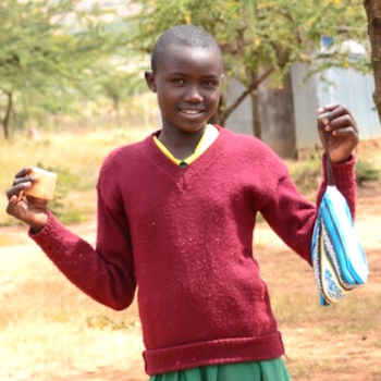 SAG Kit Distribution image showing Olgirgiri Primary School girls receiving 161 kits in Olgirgiri, Kenya on Jan 17, 2024