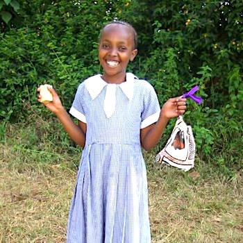 SAG Kit Distribution image showing Chorongi Primary School girls receiving 197 kits in Chorongi, Kenya on Jun 18, 2024