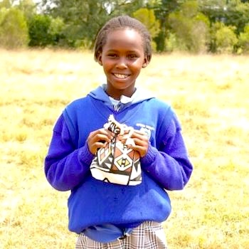 SAG Kit Distribution image showing Honi Primary School girls receiving 107 kits in Honi, Kenya on Jul 10, 2024