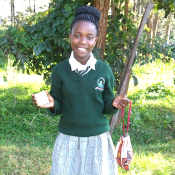 SAG Kit Distribution image showing Gaaki Secondary School girls receiving 195 kits in Gaaki, Kenya on Sep 13, 2024