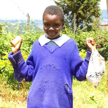 SAG Kit Distribution image showing Kagarii Primary School girls receiving 173 kits in Gakindu, Kenya on Oct 24, 2024