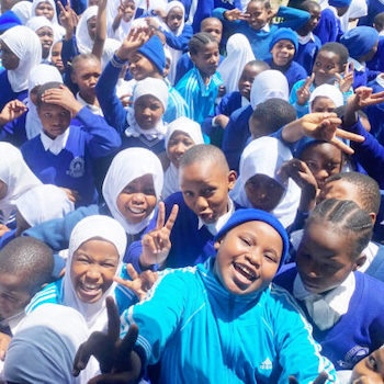 SAG Kit Distribution image showing Mererani Primary School girls receiving 113 kits in Simanjiro, Tanzania on Nov 29, 2024