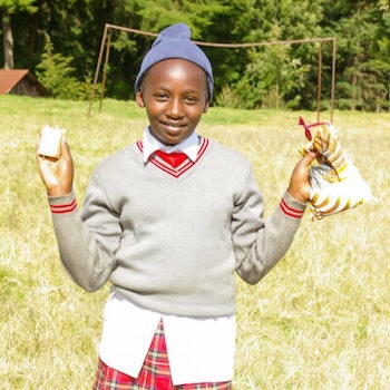 SAG Kit Distribution image showing Gatumbiro Primary School girls receiving 149 kits in Gatumbiro, Kenya on Jan 16, 2025
