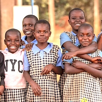 SAG Kit Distribution image showing Sigalame Primary School girls receiving 250 kits in Sigalame, Kenya on Feb 21, 2025
