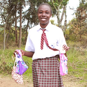SAG Kit Distribution image showing Maragima Primary School girls receiving 129 kits in Maragima, Kenya on Sep 5, 2025