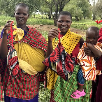 SAG Kit Distribution image showing Endepesi Young Mothers  girls receiving 25 kits in Loibor-Siret, Tanzania on May 5, 2026