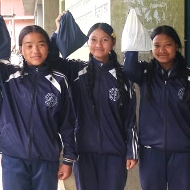 SAG Kit Distribution image showing Shree Mahendra Secondary School girls receiving 100 kits in Daljitpur, Nepal on July 10, 2026