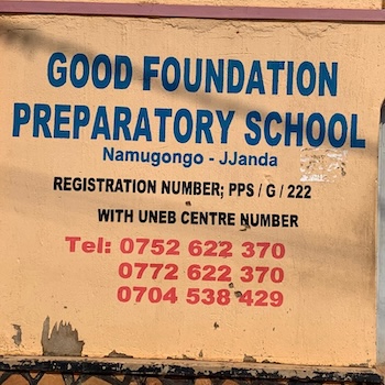 Good Foundation School entrance