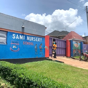 Sami Primary School entrance