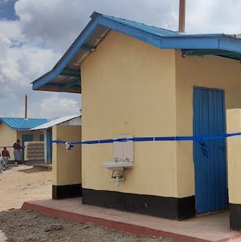 Two new latrine buildings
