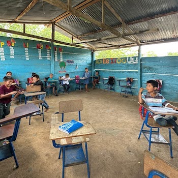 Inside classroom